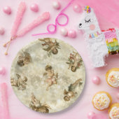  Angels Glittering Gold ID136 Papieren Bordje (Feest)