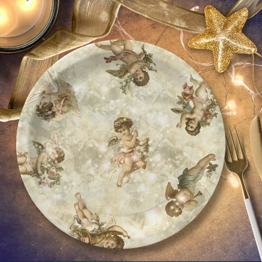  Angels Glittering Gold ID136 Papieren Bordje