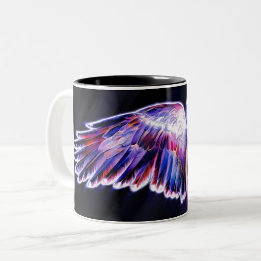 Angel's Glory Tweekleurige Koffiemok (Voorkant links)