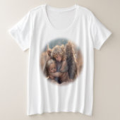 Angels Grote Maat T-shirt (Design voorkant)