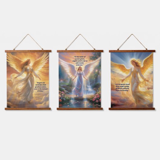 Angels Hangend Wandkleed (Driedubbel)