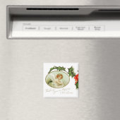 Angel's Happy Kerstmis  Magnet (Insitu (Vaatwasser))