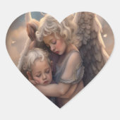 Angels Hart Sticker (Voorkant)