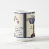 Angels hebben een manier van klassieke 15 oz. Witt Koffiemok (Center)