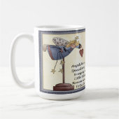 Angels hebben een manier van klassieke 15 oz. Witt Koffiemok (Links)