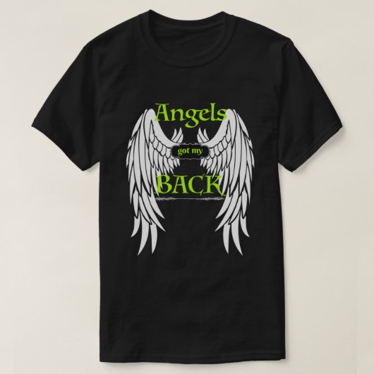 Angels heeft mijn Inspirerend Religieuze Wings T-shirt (Design voorkant)