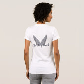 Angels heeft mijn rug t-shirt (Achterkant volledig)