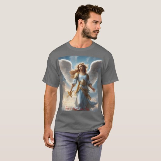 Angels Help Mannen T-shirt (Voorkant volledig)