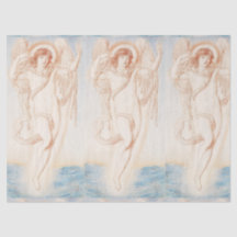 ANGELS IN BLAUW AANGEPASTE AFVALpapieren