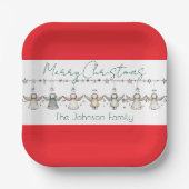 Angels in Celebration Papieren Bordje (Voorkant)