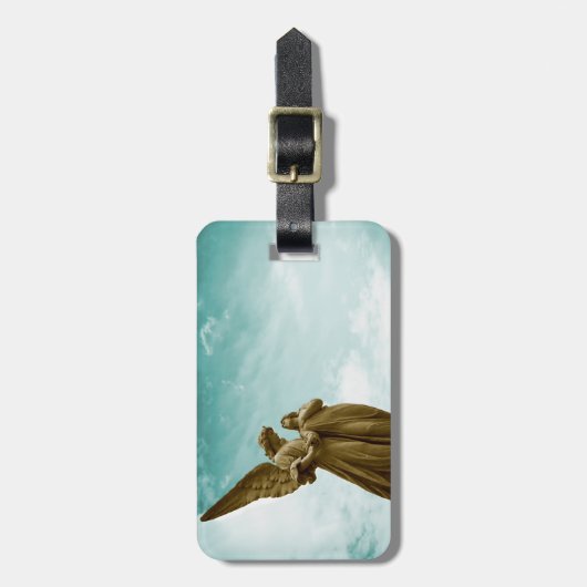 Angels in de hemel bagagelabel (Voorkant verticaal)