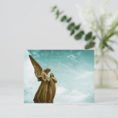 Angels in de hemel briefkaart (Staand voorkant)