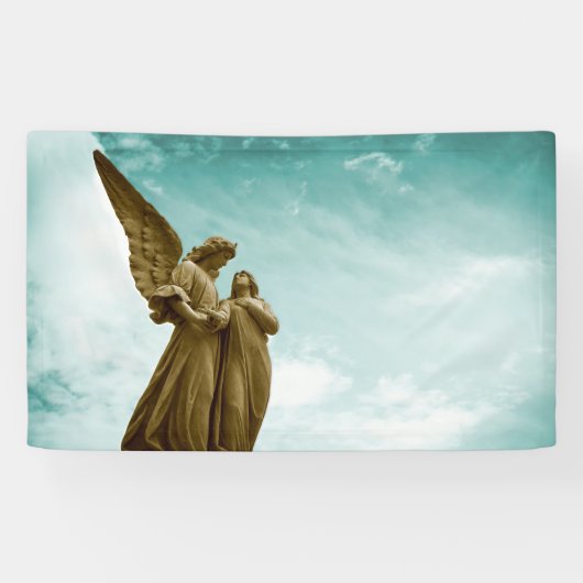 Angels in de hemel spandoek (Horizontaal)
