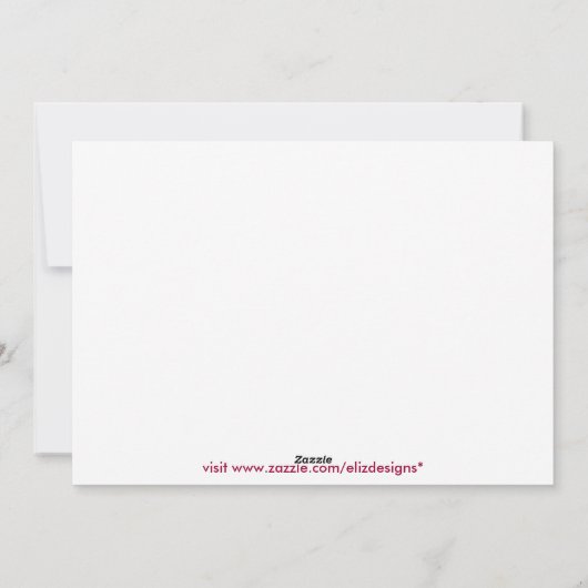 Angels in de Manger Card Feestdagenkaart (Achterkant)