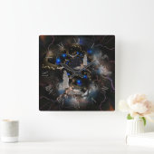 Angels in de tunnel van zielen vierkante klok (Huis)