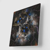 Angels in de tunnel van zielen vierkante klok (Hoek)