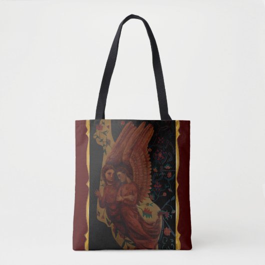 Angels in het rood tote bag (Voorkant)