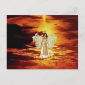 Angels in het Sky Briefkaart (Voorkant)