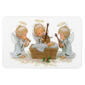 Angels in Manger Premium Magnet Magneet (Horizontaal)