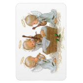 Angels in Manger Premium Magnet Magneet (Verticaal)