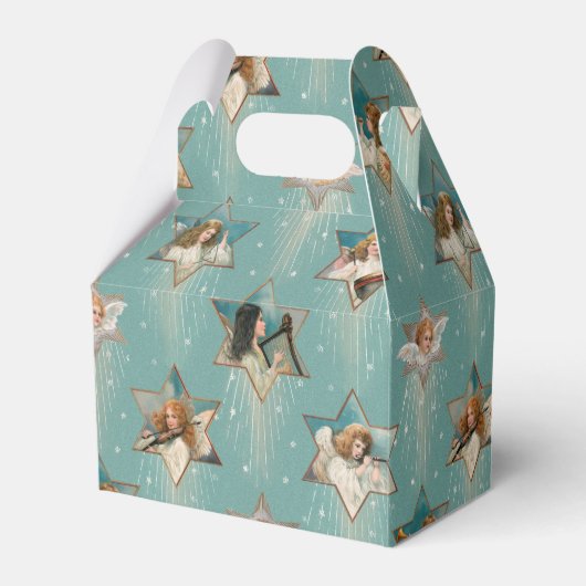  Angels in sterren met muziekinstrumenten Bedankdoosjes (Voorkant Zijde)