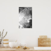 Angels in zwart-wit poster (Keuken)