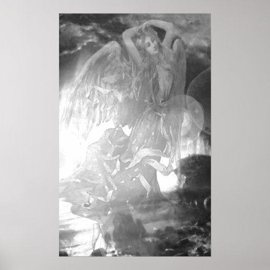 Angels in zwart-wit poster (Voorkant)