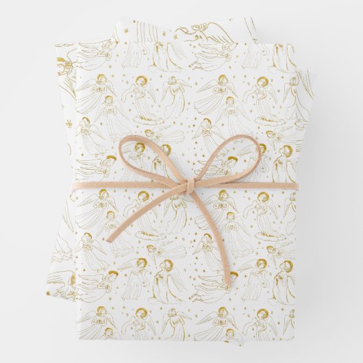 angels inpakpapier vel (In situ)