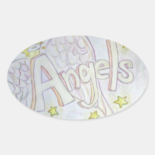 Angels Inspirerend Woord Art Decal Stickers