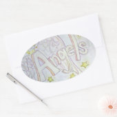 Angels Inspirerend Woord Art Decal Stickers (Envelop)