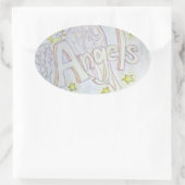 Angels Inspirerend Woord Art Decal Stickers (Tas)
