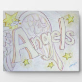 Angels Inspirerend Word Painting Poem Plaque Fotoplaat (Voorkant)