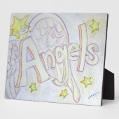 Angels Inspirerend Word Painting Poem Plaque Fotoplaat (Zijkant)