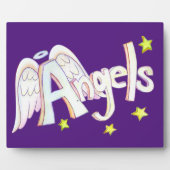 Angels Inspirerend Word Painting Poem Plaque Fotoplaat (Voorkant)
