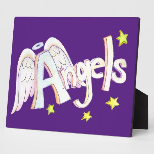 Angels Inspirerend Word Painting Poem Plaque Fotoplaat (Zijkant)