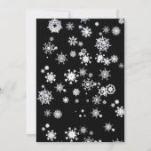 Angels, juwelen en mousserende kerstkaart bedankkaart (Achterkant)