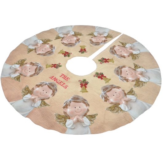  Angels kerstfeestmaal Kerstboom Rok (Gekanteld)