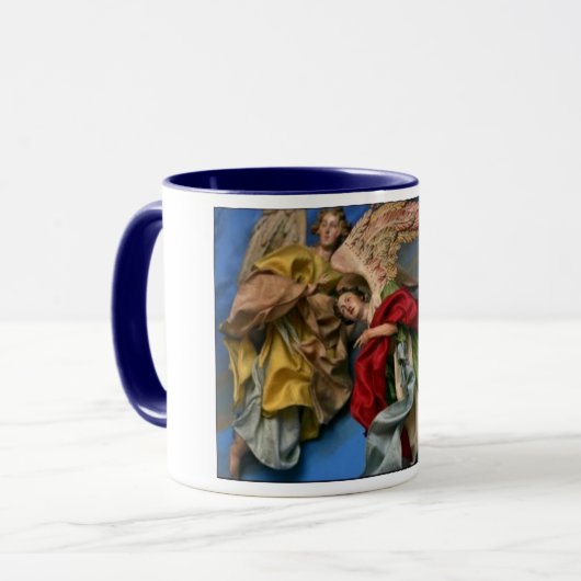  Angels kerstkoffie Mok (Voorkant links)