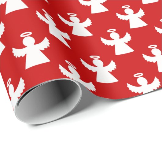 Angels Kerstmis Cadeaupapier (Rol Hoek)