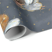 Angels Kerstmis Cadeaupapier (Rol Hoek)