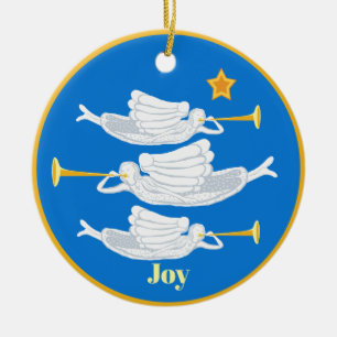 Angels Kerstmis Keramisch Ornament