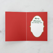  Angels Kerstretro voeg berichtkaart toe Feestdagen Kaart (Binnen)