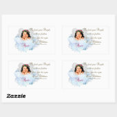 Angels...kijk niet verder rechthoekige sticker (Vel)