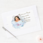 Angels...kijk niet verder rechthoekige sticker (Envelop)