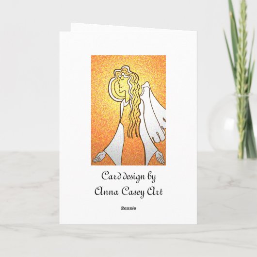 Angels kijkt naar jou kaart (Achterkant)