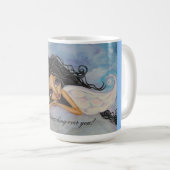 Angels kijkt over je Mok (Voorkant rechts)