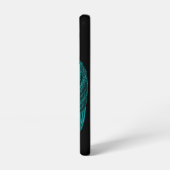 Angels Kissing, zwart en groen design Samsung Galaxy Hoesje (Linkerkant)