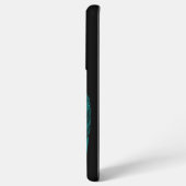 Angels Kissing, zwart en groen design Samsung Galaxy Hoesje (Linkerkant)