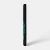 Angels Kissing, zwart en groen design Samsung Galaxy Hoesje (Linkerkant)