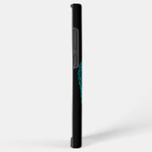 Angels Kissing, zwart en groen design Samsung Galaxy Hoesje (Rechterkant)